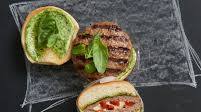 Roasted Pepper-Stuffed Burgers Roasted Pepper-Stuffed Burgers