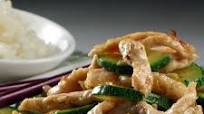Chicken and Zucchini toss around Fry Chicken and Zucchini toss around Fry