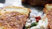 Pizza Margherita Grilled Cheese Pizza Margherita Grilled Cheese