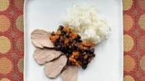 Roasted Pork Tenderloin With Black Bean-Chorizo Ragu Roasted Pork Tenderloin With Black Bean-Chorizo Ragu