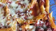 Baked Penne With Ground Beef and Tomato Sauce Baked Penne With Ground Beef and Tomato Sauce