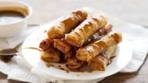 Banana Lumpia {Turon} with Coconut Caramel Sauce Banana Lumpia {Turon} with Coconut Caramel Sauce