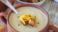 Creamy Roasted Cauliflower Leek Soup with Cheddar Creamy Roasted Cauliflower Leek Soup with Cheddar