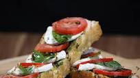 Open Caprese Sandwich Open Caprese Sandwich