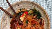 Japchae Korean Glass Noodles (Veggie Japchae/chapchae) Japchae Korean Glass Noodles (Veggie Japchae/chapchae)