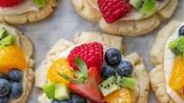 Fruit Pizza Cookies Fruit Pizza Cookies