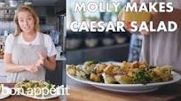 Molly Makes Classic Caesar Salad | From the Test Kitchen | Bon Appétit Molly Makes Classic Caesar Salad | From the Test Kitchen | Bon Appétit