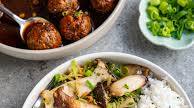 Chicken Meatballs in Hoisin Sauce Chicken Meatballs in Hoisin Sauce