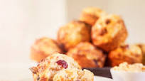 CRANBERRY WALNUT IRISH SODA BREAD MUFFINS WITH WHIPPED MAPLE BUTTER CRANBERRY WALNUT IRISH SODA BREAD MUFFINS WITH WHIPPED MAPLE BUTTER