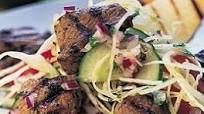 Lamb Kebabs with Greek Salad Lamb Kebabs with Greek Salad