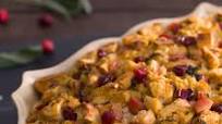 Focaccia, Cranberry, and Sage Stuffing Focaccia, Cranberry, and Sage Stuffing