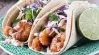 Crispy Sweet Chili Shrimp Tacos with Cilantro Slaw Crispy Sweet Chili Shrimp Tacos with Cilantro Slaw