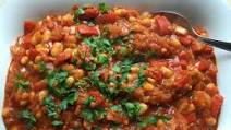 Homemade Vegetarian Spicy Baked Beans Homemade Vegetarian Spicy Baked Beans