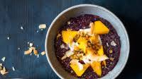 Coconut black rice pudding Coconut black rice pudding