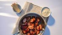 Kielbasa with Mustard Dip Kielbasa with Mustard Dip