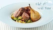 Pan fried fillet of wild boar Pan fried fillet of wild boar