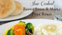 Slow Cooked Brown Sugar and Maple Pork Roast Slow Cooked Brown Sugar and Maple Pork Roast