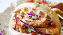 Chicken and Waffle Tacos Chicken and Waffle Tacos