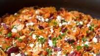 Greek Chicken Spaghetti Squash Skillet Greek Chicken Spaghetti Squash Skillet