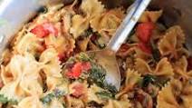 One Pot Spinach and Mushroom Bowtie Pasta One Pot Spinach and Mushroom Bowtie Pasta