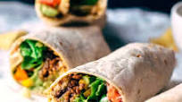 Ground Beef Burritos with Guacamole Ground Beef Burritos with Guacamole