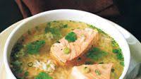 Asian Salmon-and-Rice Soup Asian Salmon-and-Rice Soup