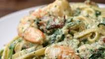 Shrimp Spinach Bacon Alfredo Recipe by Tasty Shrimp Spinach Bacon Alfredo Recipe by Tasty
