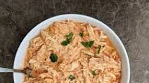 3 Ingredient 100 Calorie Creamy Salsa Crockpot Chicken 3 Ingredient 100 Calorie Creamy Salsa Crockpot Chicken