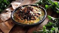 Warm Hummus with Spiced Mushrooms Warm Hummus with Spiced Mushrooms