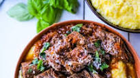 Italian Braised Beef Ragu with Parmesan Polenta Italian Braised Beef Ragu with Parmesan Polenta