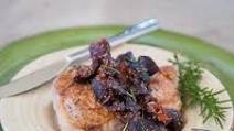 Pork Chops with Bacon Fig Sauce Pork Chops with Bacon Fig Sauce