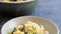 Roasted Spaghetti Squash with Sausage and Kale Roasted Spaghetti Squash with Sausage and Kale