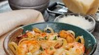 Shrimp Fettuccine For One Shrimp Fettuccine For One