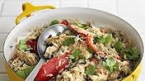 Oven-baked Thai chicken rice Oven-baked Thai chicken rice