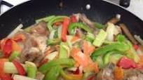 Chop suey de cerdo Chop suey de cerdo