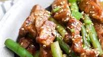 Keto Sesame Pork and Green Beans Keto Sesame Pork and Green Beans