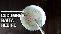 Cucumber Raita Recipe Cucumber Raita Recipe