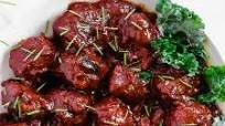Slow Cooker Vegan BBQ Meatballs Slow Cooker Vegan BBQ Meatballs
