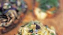Baby artichoke bruschetta Baby artichoke bruschetta