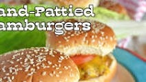 Hand-Pattied Hamburgers Hand-Pattied Hamburgers