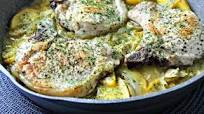 Pan Braised Pork Chops with Apples and Onions Pan Braised Pork Chops with Apples and Onions