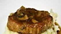 Pork Chops, Onions & Mushrooms in Gravy Pork Chops, Onions & Mushrooms in Gravy