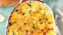 Cheesy Potatoes and Cod Casserole Cheesy Potatoes and Cod Casserole