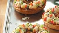 Tropical Bagel Pizzas Tropical Bagel Pizzas