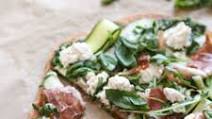Cassava Flour Flatbreads with Zucchini, Prosciutto and Pesto Cassava Flour Flatbreads with Zucchini, Prosciutto and Pesto