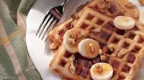 Banana-Nut Waffles Banana-Nut Waffles
