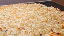 White Cheddar Pesto Mac N' Cheese Pizza White Cheddar Pesto Mac N' Cheese Pizza