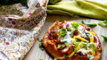 Tandoori Chicken Naan Pizza Tandoori Chicken Naan Pizza