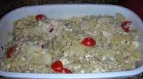 Greek-Style Tuna and Bow Tie Pasta Salad Greek-Style Tuna and Bow Tie Pasta Salad