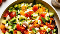 Tomato Cucumber Mozzarella Salad Recipe Tomato Cucumber Mozzarella Salad Recipe